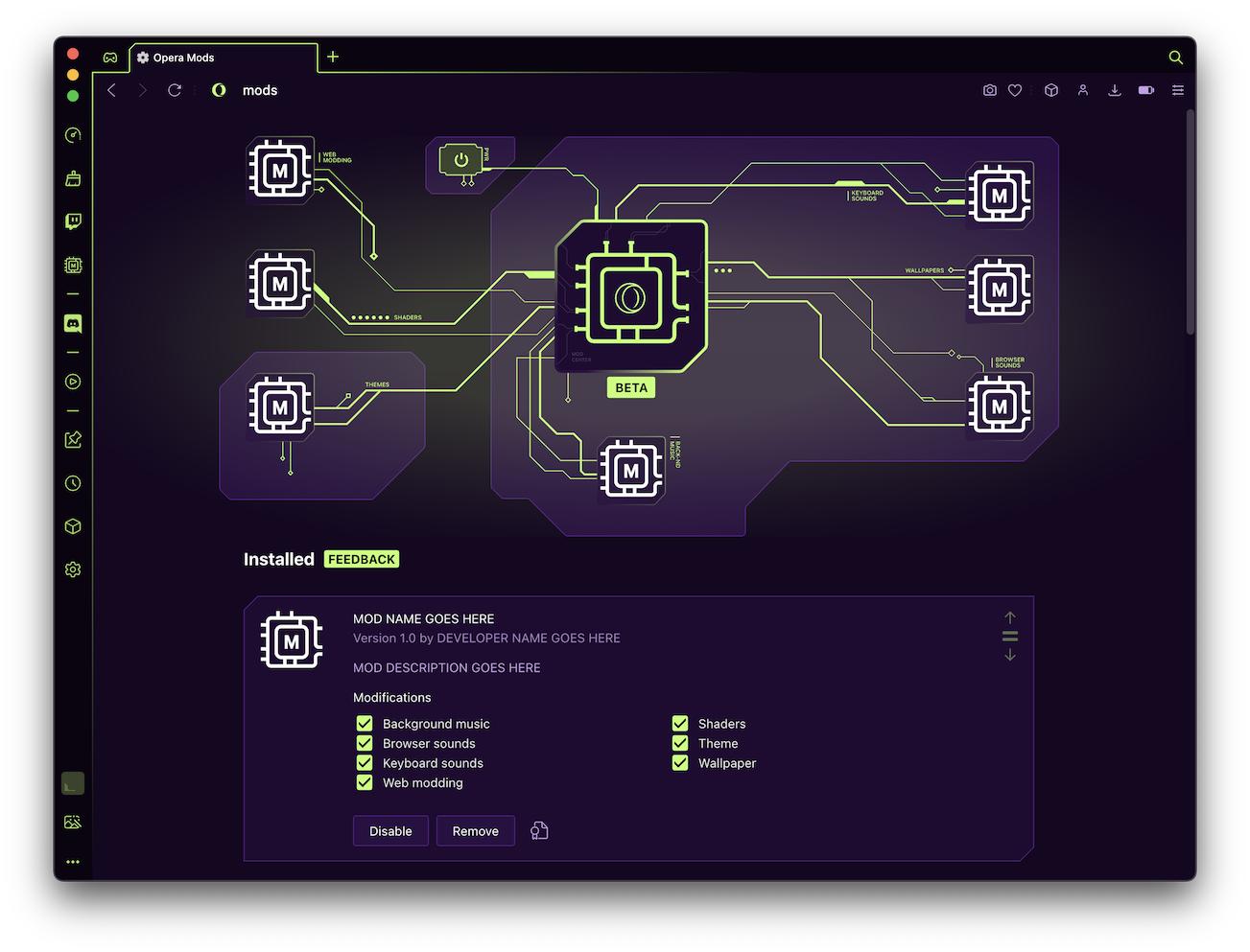 Loaded Mod Template