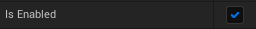 Is Enabled Checkbox