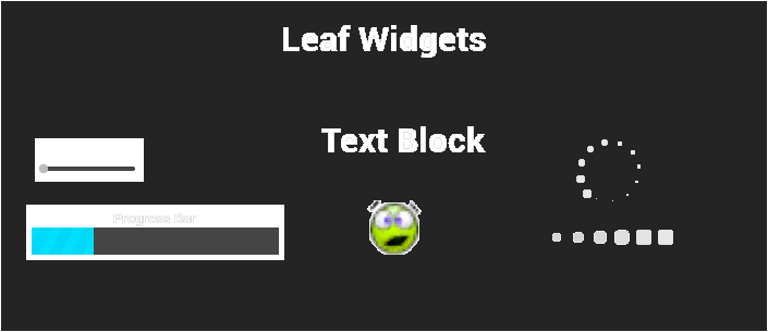 Leaf Widgets Example