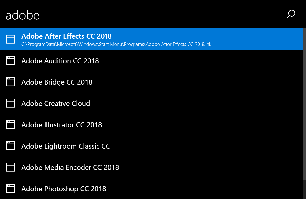 Feature Program search