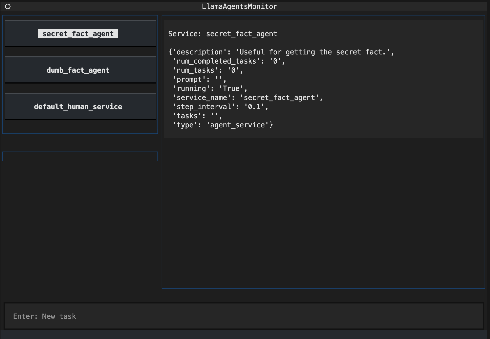 The llama-agents monitor app