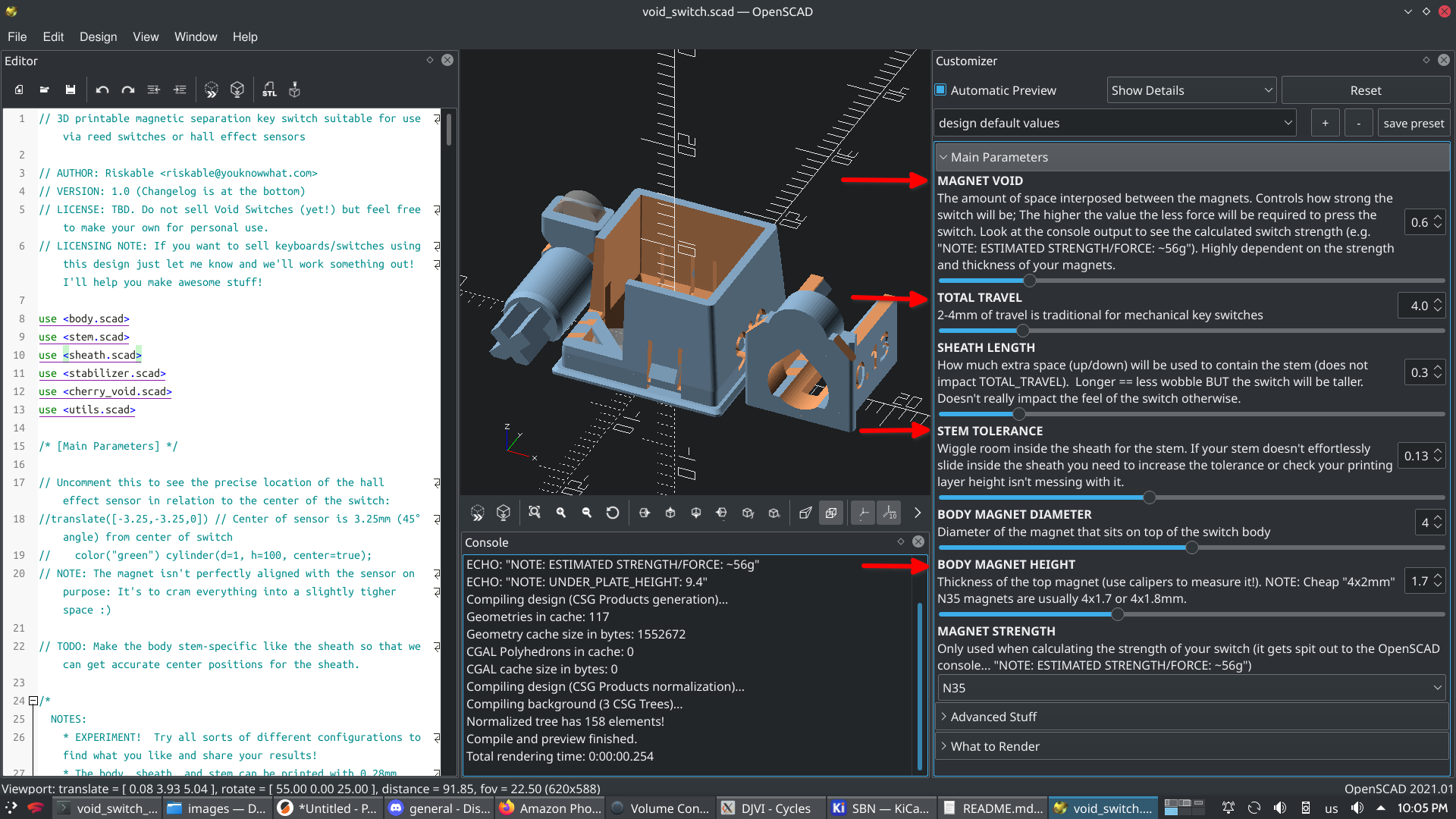 OpenSCAD Customizer