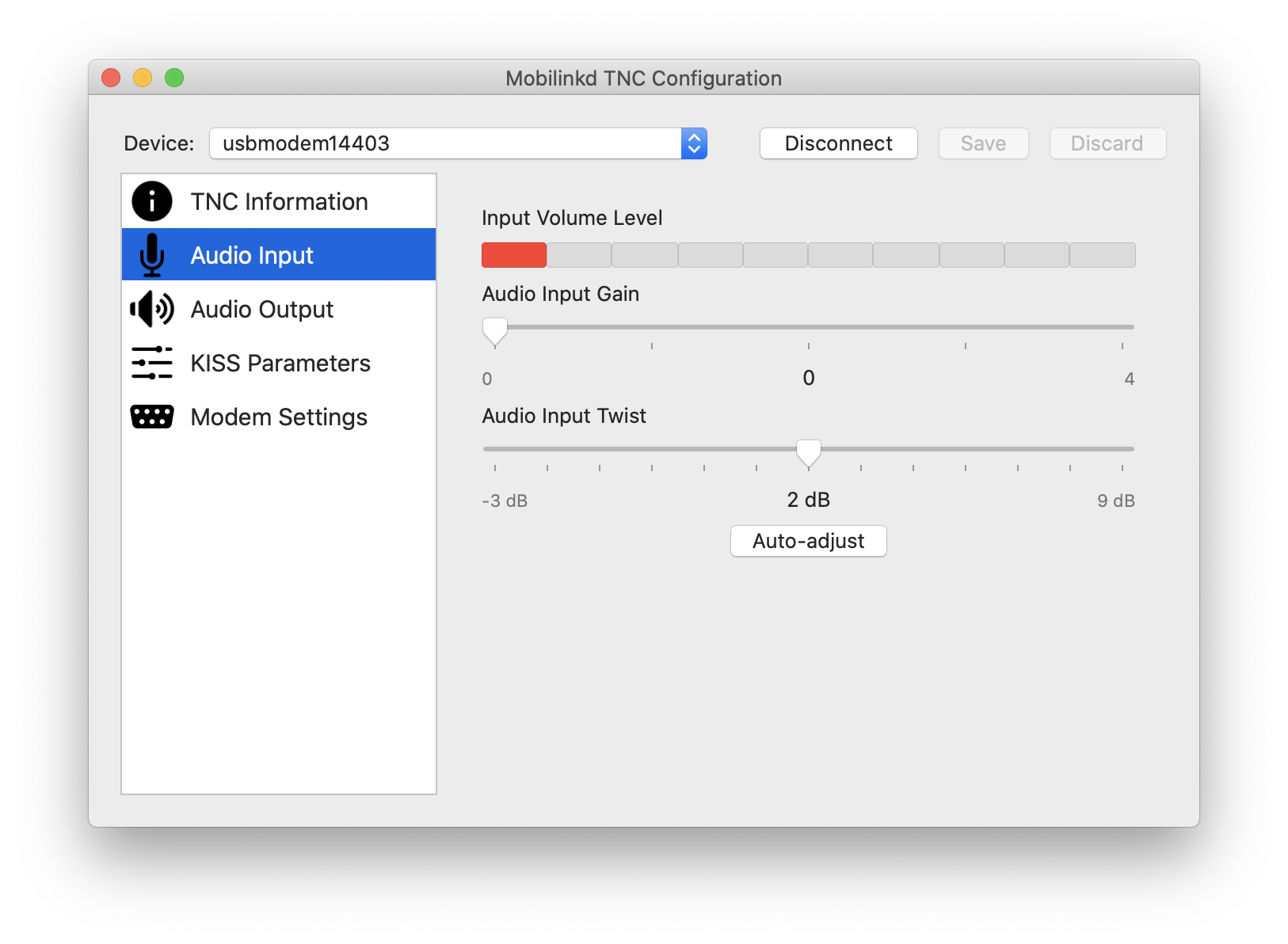 Audio Input