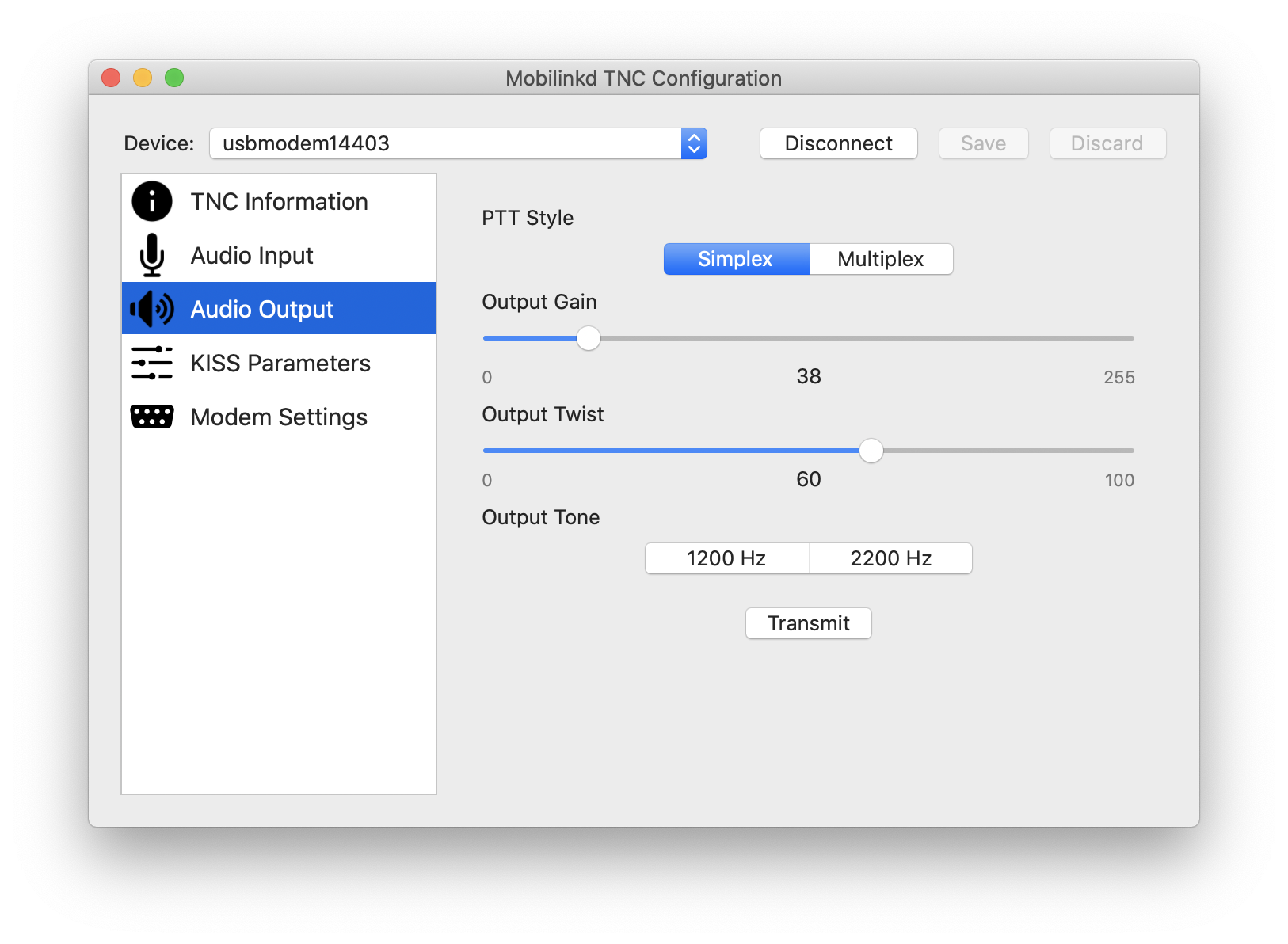 Audio Output