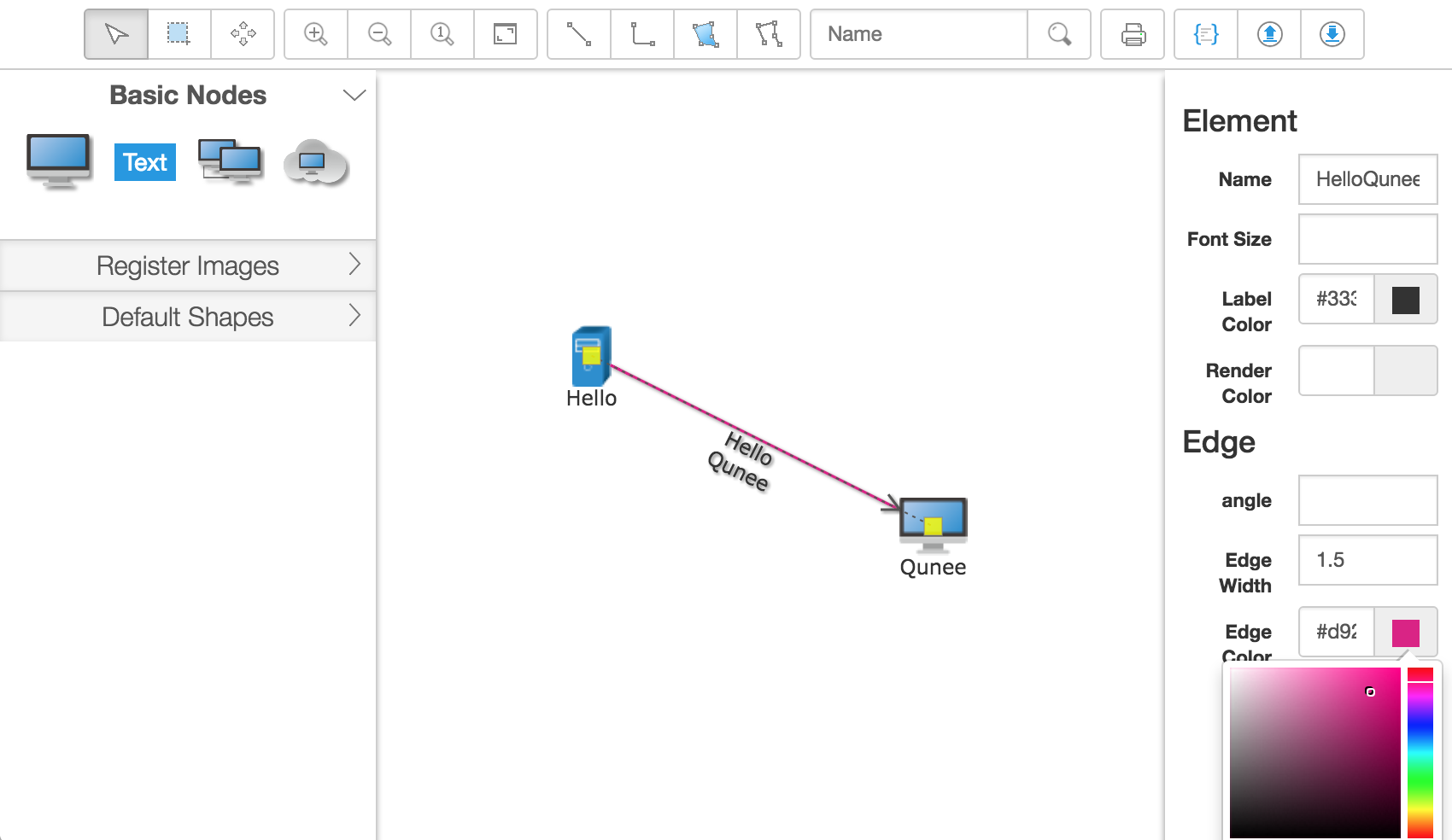 graph editor - hello