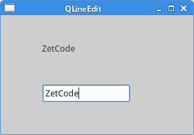 QLineEdit