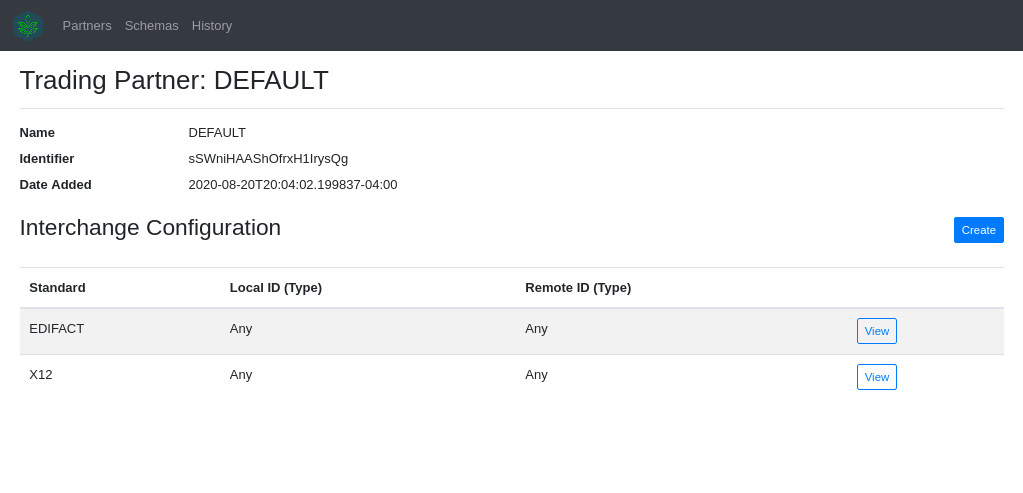 Trading Parter Configuration