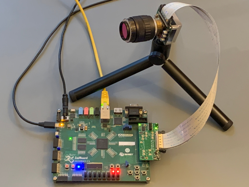 Image: CMV2000 sensor and ZedBoard