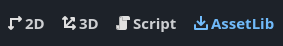 AssetLib Button
