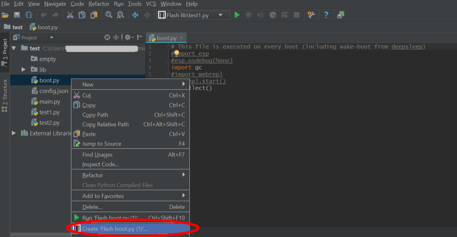 Quick Configuration Creation