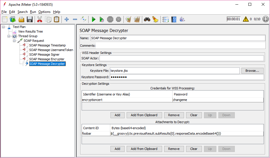 SOAP Message Decrypter