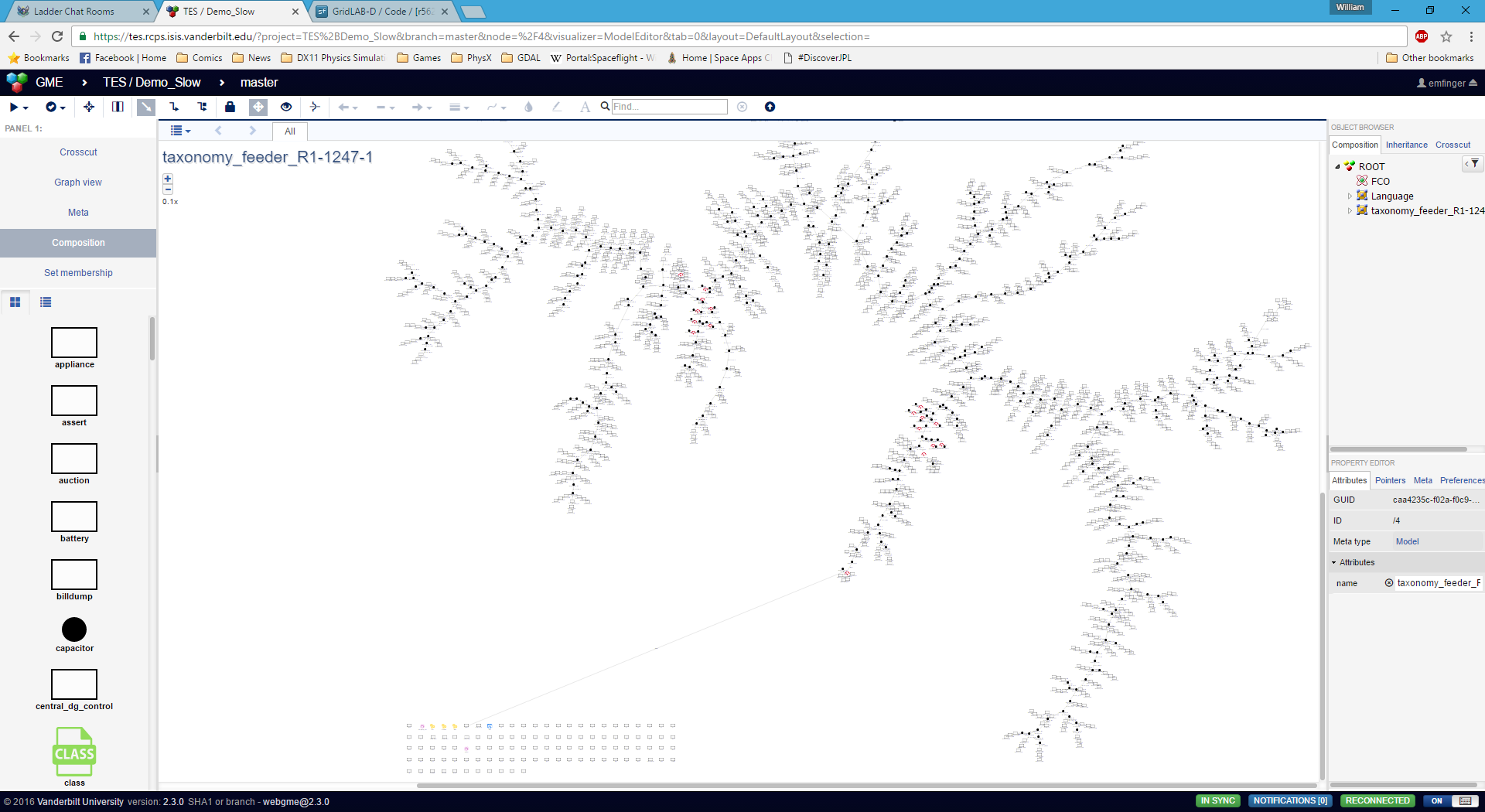 Very Large 5000 Node Model.