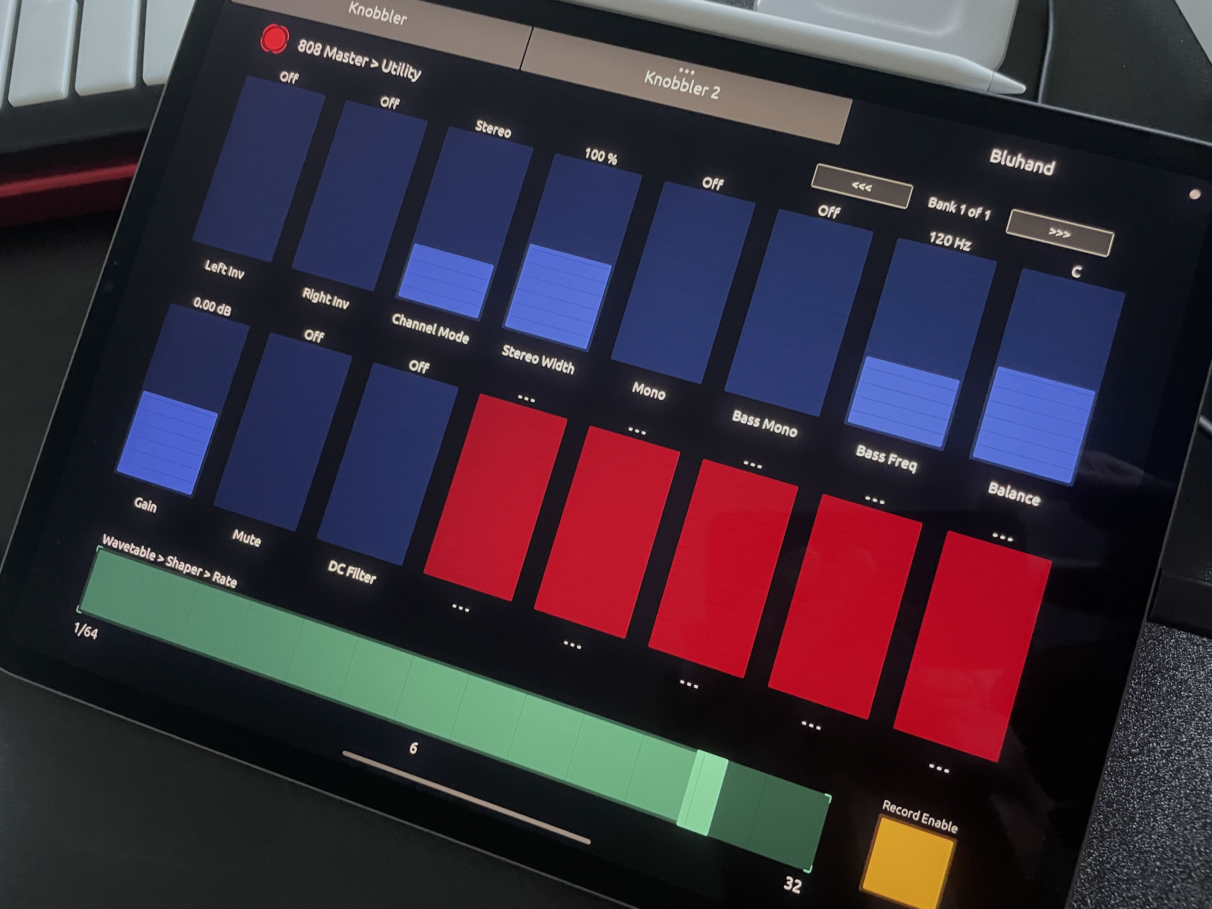 Device parameters on iPad