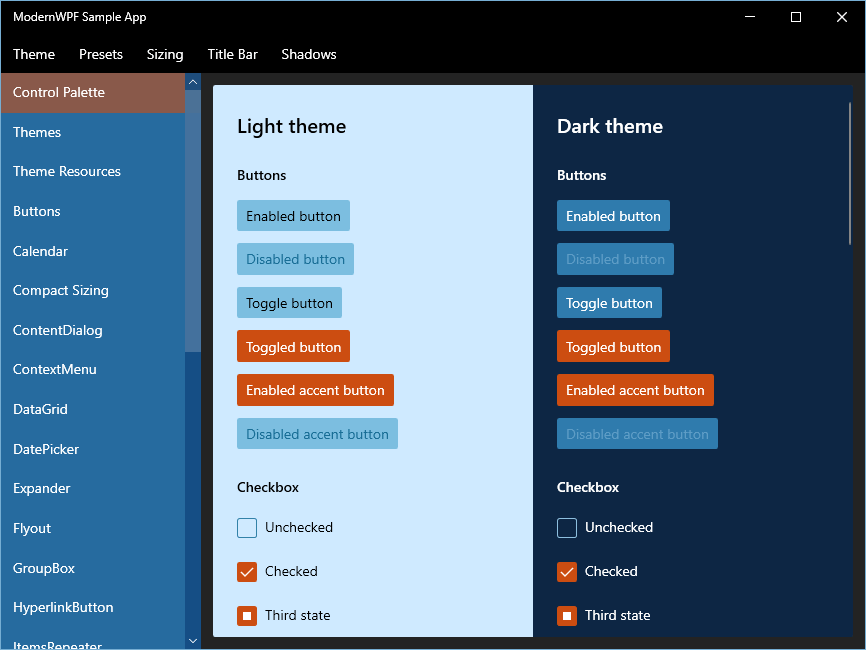 Easily customize colors